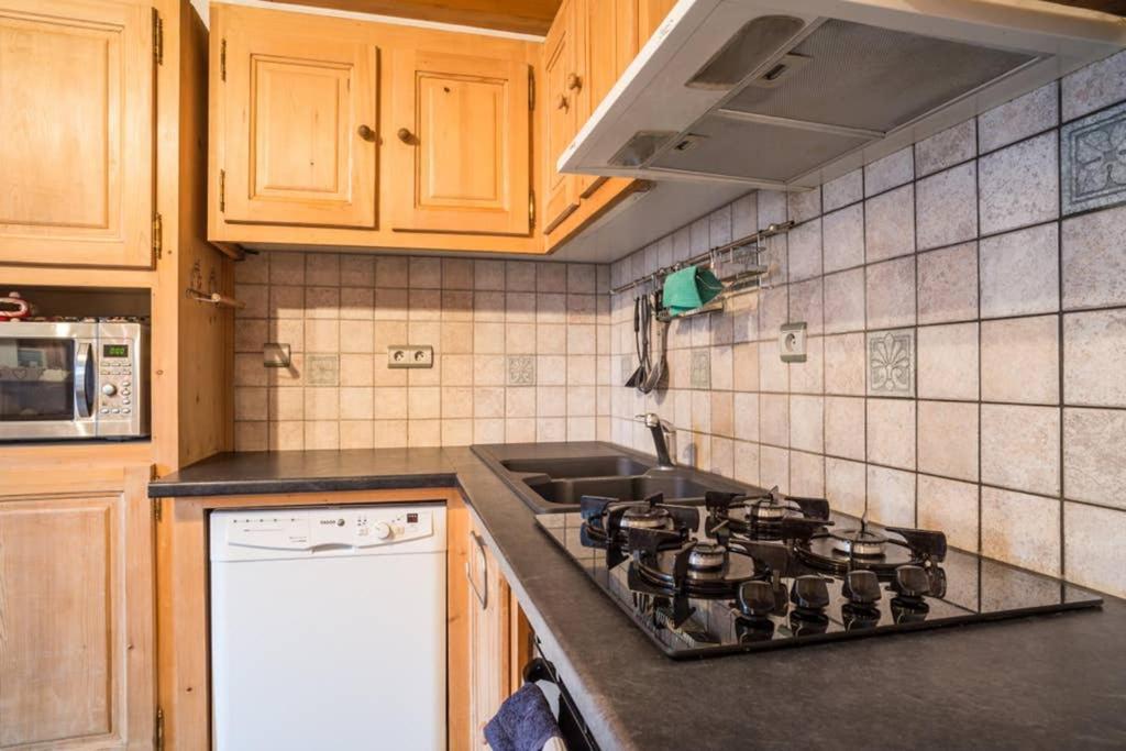 Appartement Spacieux Proche Des Telecabines Et Du Centre Ville Avec Jardin Prive Saint-Gervais-les-Bains Exterior foto