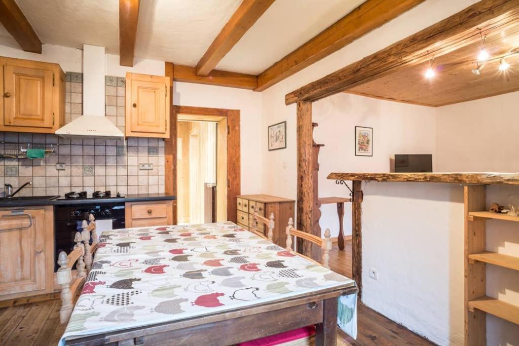 Appartement Spacieux Proche Des Telecabines Et Du Centre Ville Avec Jardin Prive Saint-Gervais-les-Bains Exterior foto