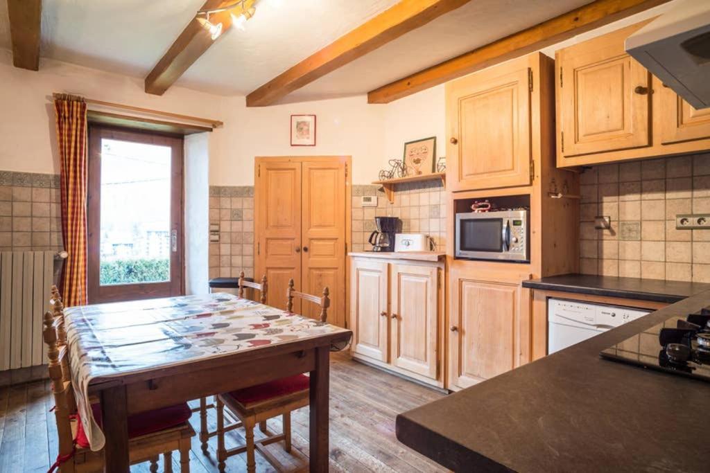 Appartement Spacieux Proche Des Telecabines Et Du Centre Ville Avec Jardin Prive Saint-Gervais-les-Bains Exterior foto