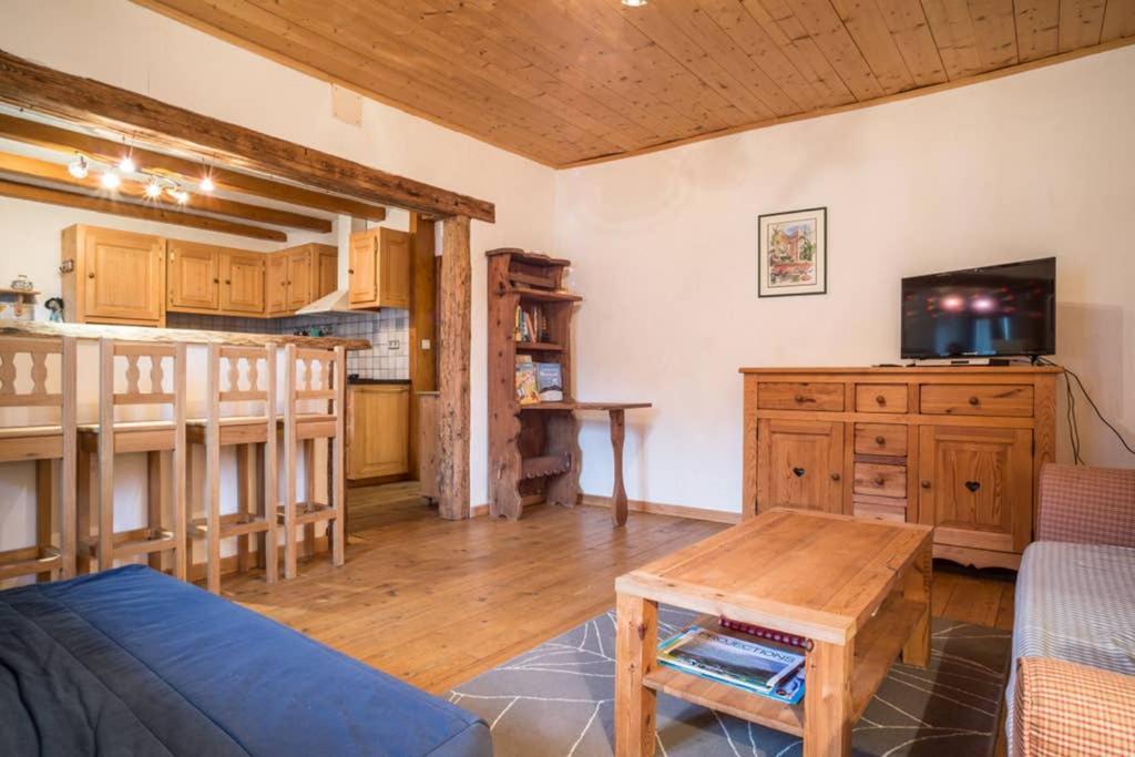 Appartement Spacieux Proche Des Telecabines Et Du Centre Ville Avec Jardin Prive Saint-Gervais-les-Bains Exterior foto