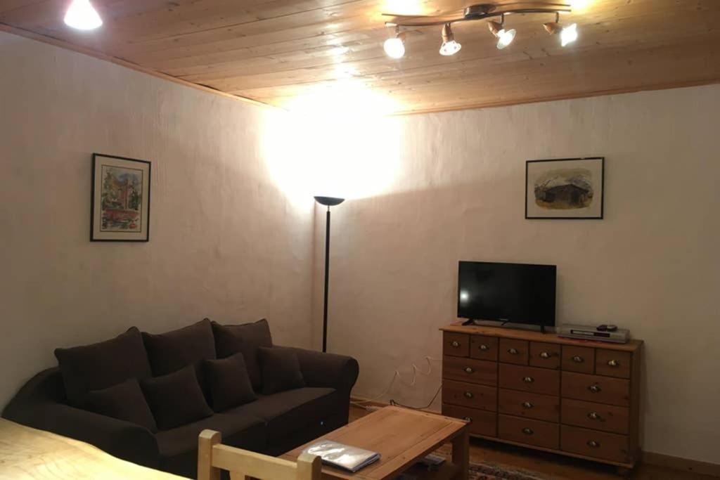Appartement Spacieux Proche Des Telecabines Et Du Centre Ville Avec Jardin Prive Saint-Gervais-les-Bains Exterior foto